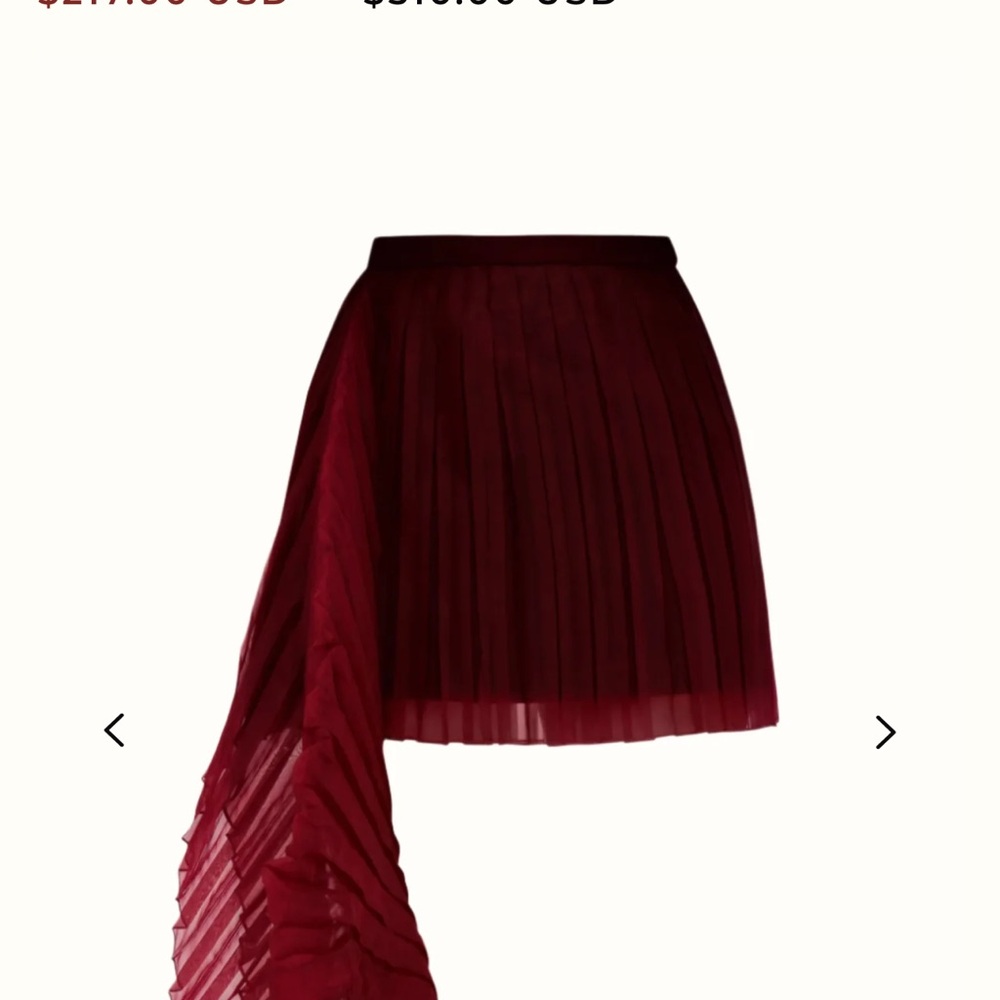 Andrea Iyamah Ime Mini Skirt - Wine